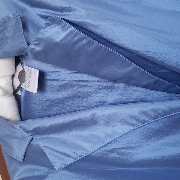 STELLA McCARTNEY Women's Blue Silk Jacket SZ. 38/S - Picture 4 of 8